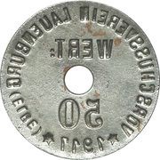 50 Pfennig - Lauenburg an der Elbe, Germany, 1917 reverse image