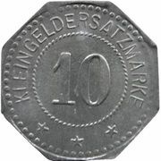 10 Pfennig - Pinneberg, Germany, 1917 reverse image
