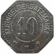 10 Pfennig - Pinneberg, Germany, 1917 reverse image