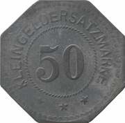 50 Pfennig - Preetz, Germany, 1917 reverse image