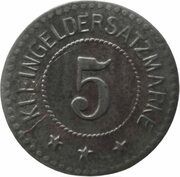 5 Pfennig - Frankenhausen, Germany,  reverse image