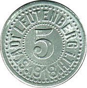 5 Pfennig - Leutenberg in Thüringen obverse image