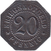 20 Pfennig - Schwarzburg-Sondershausen, Germany, 1918 reverse image