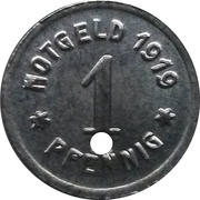 1 Pfennig - Greiffenberg, Germany, 1919 reverse image