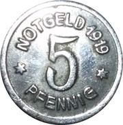 5 Pfennig - Greiffenberg, Germany, 1919 reverse image