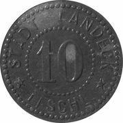 10 Pfennig - Landeck obverse image