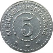 5 Pfennig - Landeshut, Schlesien, Germany, 1917 reverse image