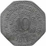 10 Pfennig - Mölke Gewerkschaft Consolidirte Wenceslaus Grube obverse image