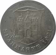 50 Pfennig - Münsterberg, Germany, 1921 reverse image