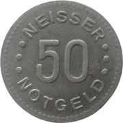 50 Pfennig - Neisse, Germany, 1920 reverse image