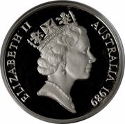 10 Dollars - Elizabeth II 3rd Portrait - Kookaburra - Silver Proof obverse image