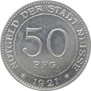 50 Pfennig - Neisse Alte Wage obverse image