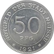 50 Pfennig - Neisse Kreuzkirche obverse image