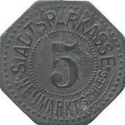 5 Pfennig - Neumarkt Schlesien obverse image