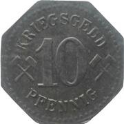 10 Pfennig - Neurode, Germany, 1918 reverse image