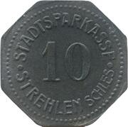 10 Pfennig - Strehlen obverse image