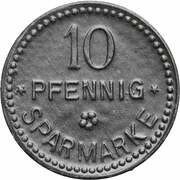 10 Pfennig - Wansen, Germany, 1917 reverse image