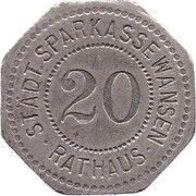 20 Pfennig - Wansen obverse image
