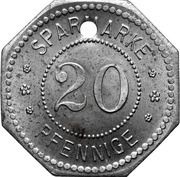 20 Pfennig - Wansen, Germany,  reverse image