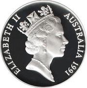10 Dollars - Elizabeth II 3rd Portrait - Jabiru - Silver Proof obverse image