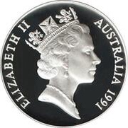 10 Dollars - Elizabeth II 3rd Portrait - Jabiru - Piedfort obverse image
