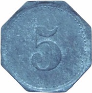 5 Pfennig - Leutenberg Joh. Paul, Germany,  reverse image