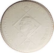1 Mark - Schleiz white, Germany, 1922 reverse image