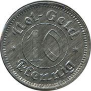 10 Pfennig - Sonneberg, Germany, 1921 reverse image