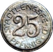 25 Pfennig - Stadtlengsfeld obverse image