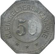 50 Pfennig - Neustadt O.Schl. S. Fränkel, Germany,  reverse image