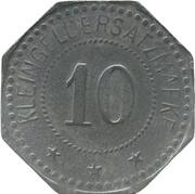 10 Pfennig - Zaborze, Germany, 1917 reverse image