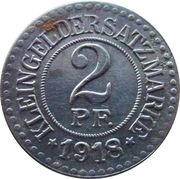 2 Pfennig - Elbing, Germany, 1918 reverse image