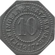 10 Pfennig - Hammerstein, Germany, 1917 reverse image