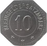 10 Pfennig - Riesenburg, Germany, 1917 reverse image