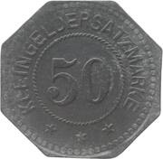 50 Pfennig - Riesenburg, Germany, 1917 reverse image