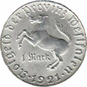 1 Mark - Westfalen Freiherr vom Stein obverse image