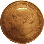 100 Mark - Westfalen Freiherr vom Stein reverse image