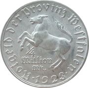 ¼ Million Mark - Westfalen Freiherr vom Stein obverse image