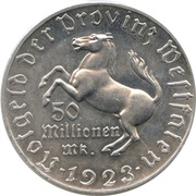 50 Million Mark - Westfalen Freiherr vom Stein obverse image