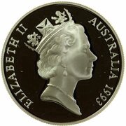 10 Dollars - Elizabeth II 3rd Portrait - Palm Cockatoo - Piedfort obverse image