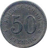 50 Pfennig - Ahlen, Germany, 1917 reverse image