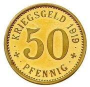 50 Pfennig Pattern, Germany, 1919 reverse image