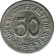 50 Pfennig - Altena-Olpe obverse image