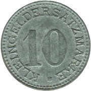 10 Pfennig - Arnsberg, Germany, 1917 reverse image