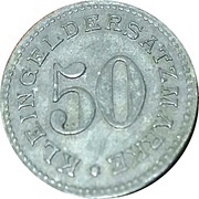 50 Pfennig - Arnsberg, Germany, 1917 reverse image