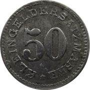 50 Pfennig - Arnsberg, Germany, 1918 reverse image