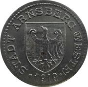 50 Pfennig - Arnsberg obverse image