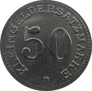 50 Pfennig - Arnsberg, Germany, 1919 reverse image