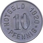 10 Pfennig - Attendorn, Germany, 1920 reverse image