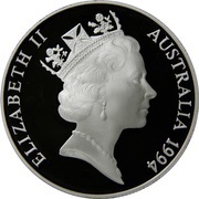 10 Dollars - Elizabeth II 3rd Portrait - Wedge-tailed Eagle - Silver Proof obverse image